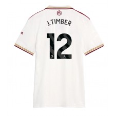 Arsenal Jurrien Timber #12 Tredjedrakt Kvinner 2025-26 Kortermet